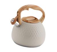 QUXVUIS Hervidor de acero inoxidable no tóxico, buena conducción de calor y hervidor acero inoxidable 304 resistente al calor, con silbido