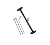 QUXVUIS Hidrolavadora de 24 Pulgadas con Escoba de Agua y Tren Aterrizaje con Varillas extensión para facilitar la Limpieza. Hidrolavadora 24 Pulgadas con Escoba Agua y 7 boquillas.