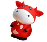 QUXVUIS Hucha de Vaca de Dibujos Animados, contenedor Vinilo para niños guardería, Caja Dinero Bonita para niños y niñas, cumpleaños, Vacaciones Pascua