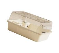 QUXVUIS Jaula para hámster Premium diseñada con una Parte Transpirable Que Garantiza la ventilación y Proporciona un Espacio cómodo para hámsteres. Jaula portátil para Animales pequeños, casa