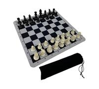 QUXVUIS Juego de ajedrez Internacional, edición portátil, Regalo para Familiares y Amigos. Promueve el Juego estratégico Mientras disfrutas del Tiempo al