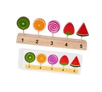 QUXVUIS Juego de Juguetes de Helado de para Madera. Una opción de Regalo Atractiva Que Despierta la Creatividad y la imaginación en Las Mentes jóvenes, Estilo B