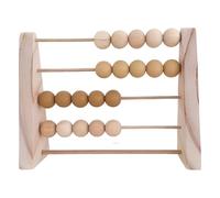 QUXVUIS Juguete de ábaco de para Madera Interesante Simple niños niñas Juguetes de Aprendizaje de matemáticas Preescolar Accesorio Educativo Adorno de, Amarillo