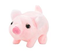 QUXVUIS Juguete Interactivo Eléctrico Cerdo De Peluche Que Camina Lindo Regalo Divertido De Lechón Para Niños Risitas Y Tiempo Juego Alegre Juguete Interactivo Para
