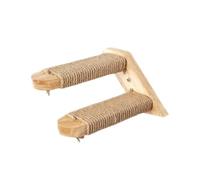 QUXVUIS Juguetes para Gatos: para Madera Natural interactiva y Atractiva, construcción Robusta, Columna para rascar Gatos, escaleras para Escalar, escaleras para, 2 Capas (Cuerda de cáñamo)