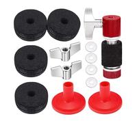QUXVUIS Kits de platillos Copa de embrague de charles Tuercas de mariposa Esenciales para bateristas que buscan equilibrio y seguridad en aplicaciones musicales Fieltros para