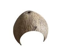 QUXVUIS La decoración de la cabaña de cáscaras Coco Hermit Growth Ofrece una solución espaciosa para cría Mascotas acuáticas en un cómodo Refugio para el Agujero pecera. Cría