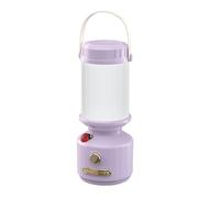 QUXVUIS Lámpara de para dormitorio con tres temperaturas de Color ajustables, lámpara escritorio Led ABS, luz nocturna para acampar, Simple y duradera, púrpura