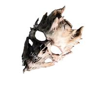 QUXVUIS Listo para aterrorizar con una Para máscara realista de calavera de cabeza completa. La Para máscara calavera demonio cabeza completa es un complemento al disfraz. Intrincado