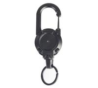 QUXVUIS Llavero antirrobo con cuerda de alambre de acero para seguridad, cuerda alambre telescópica 1mm espesor, llavero alto rebote, Estilo 2