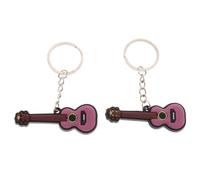 QUXVUIS Llavero colgante para coche, mini instrumento musical, regalo creativo, llavero de piano, bonito para amantes de la música, de guitarra.