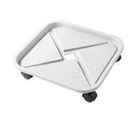 QUXVUIS Maceta cuadrada para maceta, soporte para, sala de estar, balcón, platillo, bandeja de recogida agua, suministros para el hogar, Gris, 36cm