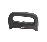 QUXVUIS Mancuernas pequeñas para Boxeo, Peso de Mano para Hombres y Mujeres, Ideales para Todo Tipo de Ejercicios aeróbicos y corporales, Entrenamiento de Velocidad, trote, Negro, 0.5 kg