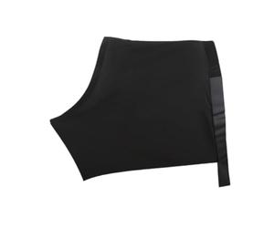 QUXVUIS Manta para caballos portátil y práctica, de color negro, que sujeta eficazmente el pecho y los hombros, con propiedades de larga duración y resistencia al desgaste.