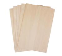 QUXVUIS Maqueta arquitectónica de una mini casa: proyectos de bricolaje con láminas Para madera tilo sin terminar. También se puede usar para hacer maquetas aviones.