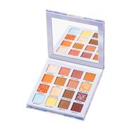 QUXVUIS Maquillaje de ojos inodoro, nueva paleta de sombras ojos Sunrise, resistente al agua, tonos mate y metálicos, dura todo el día y no se decolora
