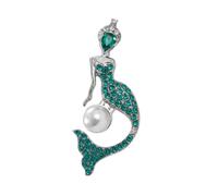 QUXVUIS Maravilloso broche de diamantes de imitación para mujer, regalo único para celebrar el amor, la amistad, momentos especiales, broche de San Valentín, joyería para