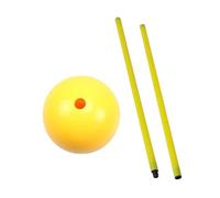 QUXVUIS Marcadores de fútbol Resistentes a la Intemperie. Equipo de Entrenamiento versátil con Base de Agua para un Mejor Rendimiento al Aire Libre. Conos de fútbol para , Amarillo , 1 millón