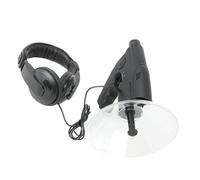 QUXVUIS Micrófono parabólico Monocular, Vista fácil de Limpiar, tamaño Compacto, Fabricado con Antena parabólica ABS, micrófono direccional