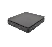QUXVUIS Mini Reproductor de CD con Soporte para CD-R y reproducción HD de 1080P, Pantalla táctil Led, Reproductores DVD ABS para el hogar, Reproductor DVD Compacto