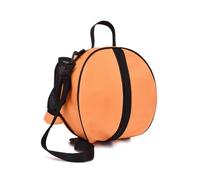 QUXVUIS Mochila de Baloncesto, Correa Deportiva portátil, Bolsa de fútbol, Bolsillo, Tela Oxford, Portador Lavable, Mochila para Botella Agua , Naranja