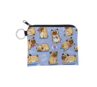 QUXVUIS Monedero de Cambio Impresión Digital Patrones Lindos Bolsas multipropósito Monederos Monederos de Estilo de Dibujos Animados prácticos Monederos