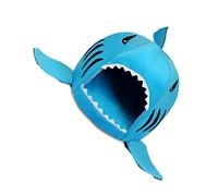 QUXVUIS Nido para Gatos Seguro y Suave: el Lugar Amigo felino Lindo Nido para Mascotas Productos de Universal para Mascotas, Azul, XS