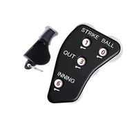 QUXVUIS Nunca te Pierdas el indicador de árbitro de béisbol 4 Ruedas. Arbitra Juegos béisbol y sóftbol. Outs y entradas por Separado. Equipo árbitro. Outs. Entradas. Bolas.