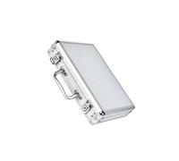 QUXVUIS Organizador de Caja de fichas Capacidad para fichas numéricas, Caja Almacenamiento aleación Aluminio, Equipaje Viaje, Organizador portátil Esencial, contenedor Herramientas