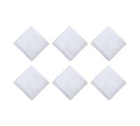 QUXVUIS Pañuelos blancos clásicos, cómodos para caballeros, bodas, manualidades y diario. Puedes hacerlos tú mismo. El Para blanco en Para blanco satisface tus necesidades de