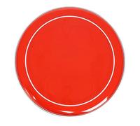 QUXVUIS Parche de bombo que mejora el sonido Mejora la durabilidad Piezas de caja resistentes Fácil de instalar para un rendimiento efectivo Parche de caja lateral Protector, rojo, 13 pulgadas