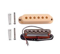 QUXVUIS Pastillas de guitarra eléctrica de cuerda manual con agudos claros y graves ajustados. Varios estilos de interpretación. Pastilla central de cuerda manual para guitarra