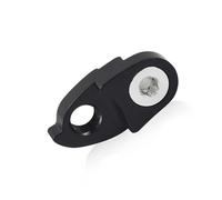 QUXVUIS Patilla de Cambio Trasera para Bicicleta, Extensor de Color aleación Aluminio, Gancho Trasero Metal, Accesorios Montaje para Mantenimiento Ciclismo, Negro