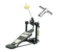 QUXVUIS Pedal de bombo de aleación simple Construcción resistente Excelente regalo para bateristas que buscan un buen rendimiento Pedal de bombo de aleación simple Pie de
