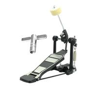 QUXVUIS Pedal de bombo único Estabilidad Excelente construcción Los bateristas buscan y confiabilidad Es un pedal único para tambor de bombo de aleación simple Pie de llave