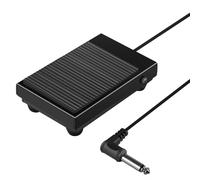 QUXVUIS Pedal de sustain con interruptor de polaridad. Portátil. Compatible con todos los teclados, ya sean digitales o analógicos, incluso después de su lanzamiento. Hace que
