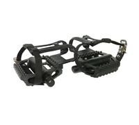 QUXVUIS Pedales de Repuesto Antideslizantes para Bicicleta estática con Correa Ajustable para una instalación Correcta. Ideales para gimnasios en casa, Bicicletas estáticas y