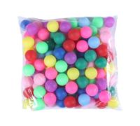 QUXVUIS Pelotas de Pong Bolas de rifa actividades para juegos piscina Suministros para fiestas cumpleaños 100 piezas blancas, 150 piezas surtidas, 40mm