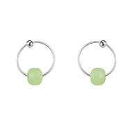 QUXVUIS Pendientes de aro con apertura para dama, joyería colgante, colgante que combina con todo, Stud Girl