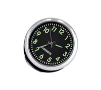 QUXVUIS Pequeño Reloj de Cuarzo para Coche Noctilucence Auto Home Hour Clock Stick-on Car Accessories Glow in The Night Car Center Console
