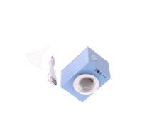 QUXVUIS Pieza de Lavadora para casa de muñecas a Escala 1/12 para una decoración Creativa Que Mejora la imaginación Durante el Juego. Divertida Mini , Azul , 5.1 x 4.6 x 7 cm