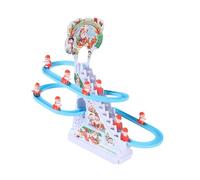 QUXVUIS Pista de Carreras, escaleras para Subir, tobogán, Juguete para niños pequeños Que fomenta el Desarrollo Mediante un Juego Atractivo, Funciones