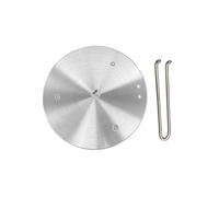 QUXVUIS Placa de Cocina eléctrica de versátil, amplia gama usos, utensilios cocina, placa inducción acero inoxidable, disco convertidor, 22 Tipo reposapiés