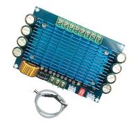 QUXVUIS Placa de potencia TDA7850 de 4 canales, módulo de audio de potencia, salida antigrupo 4-8 Ω. Nombre: Placa de de cuatro canales TDA7850. Modelo: XR. Chip: Voltaje de