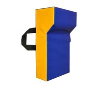 QUXVUIS Placaje de fútbol con cuña para Rugby, diseñado para prácticas y técnicas de Bloqueo efectivas, garantizando Durabilidad y Rendimiento a Largo Plazo. Su Comodidad, Azul Amarillo, Niños