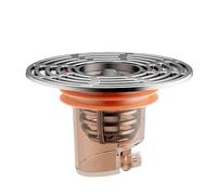 QUXVUIS Prevención de instalación de drenaje y filtro aislamiento drenaje piso, captador fácil limpiar y adecuado para varios drenajes, Cubierta plateada