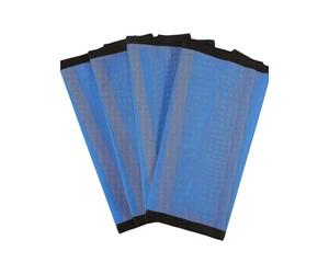 QUXVUIS Protectores antimosquitos de Malla Transpirable para Pata de Caballo, para máxima Comodidad, Botas Transpirables y a Prueba de Moscas para Caballos, Azul Cielo