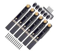 QUXVUIS Puente para guitarra acústica de 6 cuerdas con puente de metal resistente que mejora el rendimiento la guitarra y al mismo tiempo soporta un cordal sin cabeza 6 cuerdas larga