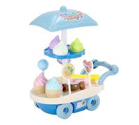 QUXVUIS Puesto de Venta de Casas muñecas, Juego Stand para interacción Entre Padres e Hijos, camión Helados Juguete, Carrito Helados Juguete simulación, será un Interactivo