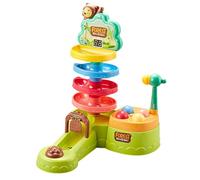 QUXVUIS Rampa de bolas, pista rodante con bolas, juguete divertido para involucrar a los niños en el aprendizaje lúdico durante las sesiones de actividad,